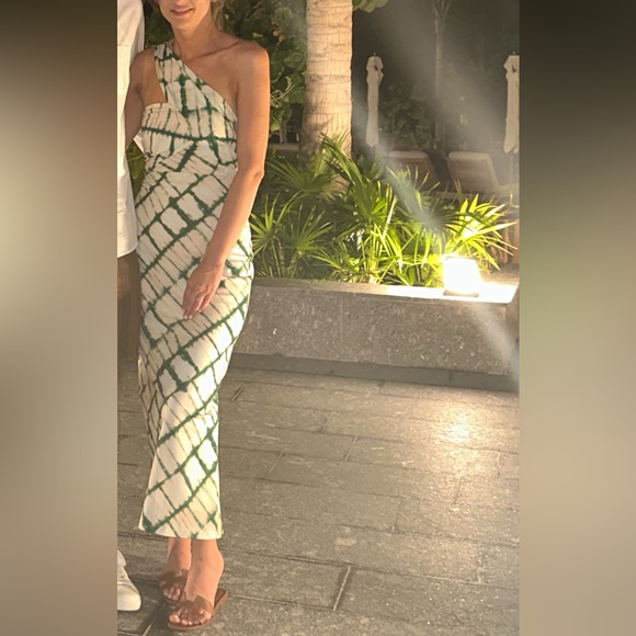 Zara PRINTED MIDI DRESS - Picture 4 of 4